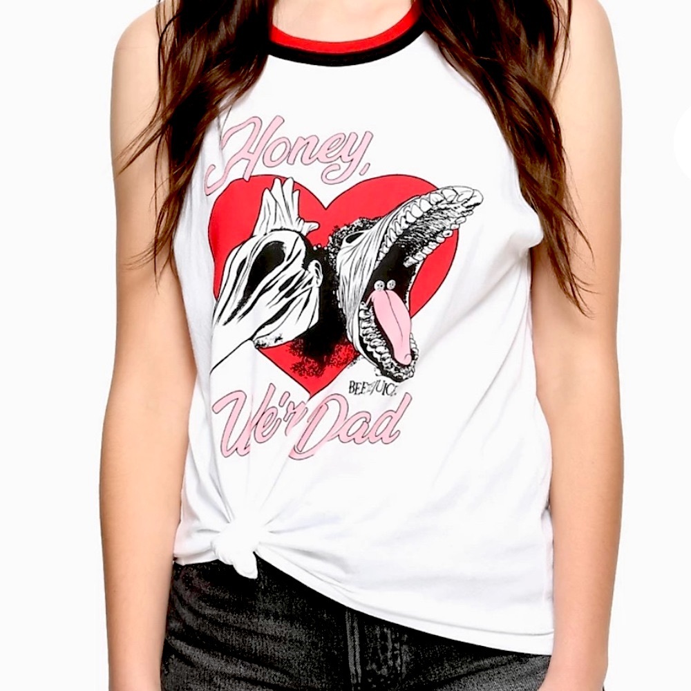 Beetlejuice muscle tank